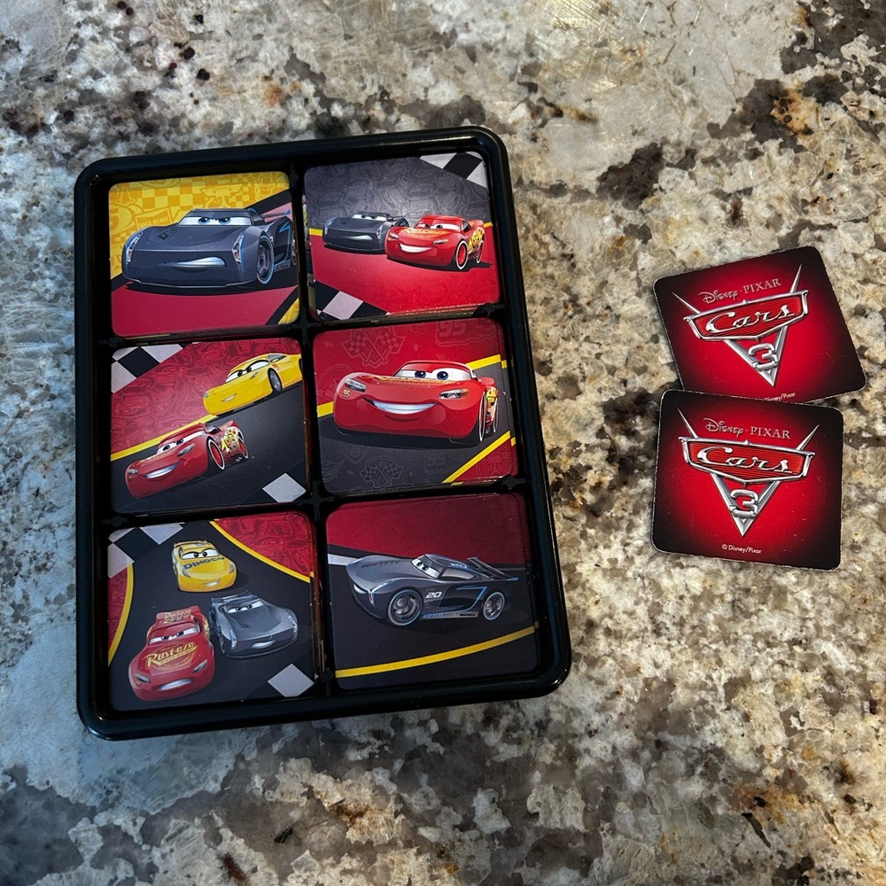 Disney Pixar Cars 3 memory Match Card Game